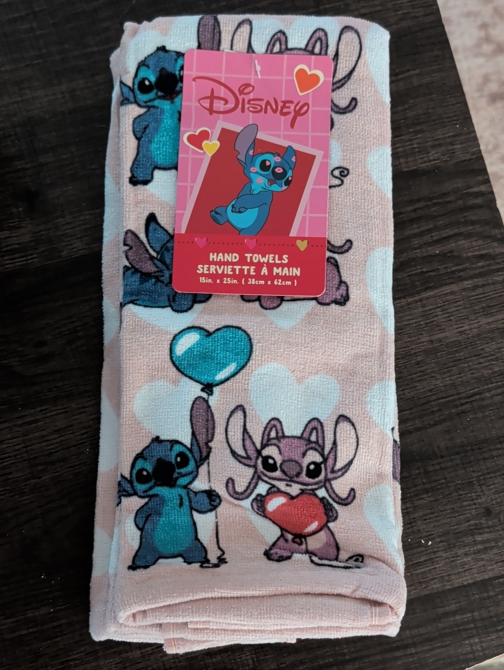 Disney Stitch And Angel Hand Towels